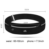 Running Belt Waist Bag for Mobile Phone Women Men Sport Fanny Pack Cell Phone Pouch Waterproof Jogging Gym