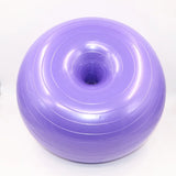 Donut Yoga Ball Balance Ball Pilates Accessories Home Fitness Equipment Rehabilitation Exercise Thicken Inflate Yoga Ball 50cm