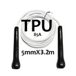NEVERTOOLATE TPU PVC 10.5FT 3.2m x 5mm PVC  speed double under skip rope jump tricks fitness crossfit CROSSFIT LONG