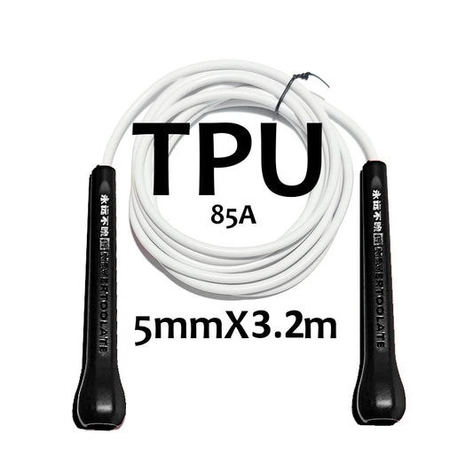 NEVERTOOLATE TPU PVC 10.5FT 3.2m x 5mm PVC  speed double under skip rope jump tricks fitness crossfit CROSSFIT LONG