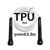 NEVERTOOLATE TPU PVC 10.5FT 3.2m x 5mm PVC  speed double under skip rope jump tricks fitness crossfit CROSSFIT LONG
