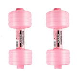 2pcs of 1000ml Dumbbell Adjustable Weight Gym Water Dumbbell Women's Weight Loss Exercise Equipment, Exercise Yoga Training