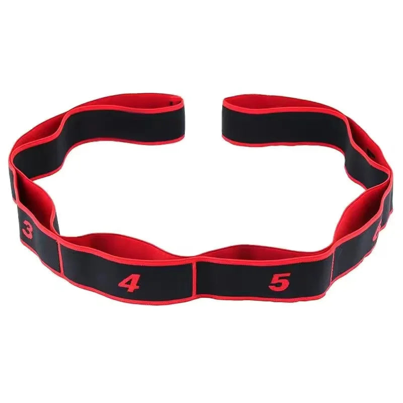 Yoga Stretch Resistance Bands Adult High Elasticity Multi-Segment Belt Yoga Assisted Stretching Belt Yoga Fitness Products