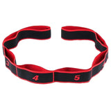 Yoga Stretch Resistance Bands Adult High Elasticity Multi-Segment Belt Yoga Assisted Stretching Belt Yoga Fitness Products