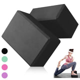 2PCS Gym Foam Brick Training Exercise Fitness Equipment Dance Yoga Auxiliary Tool Stretching Body Shaping EVA Yoga Blocks