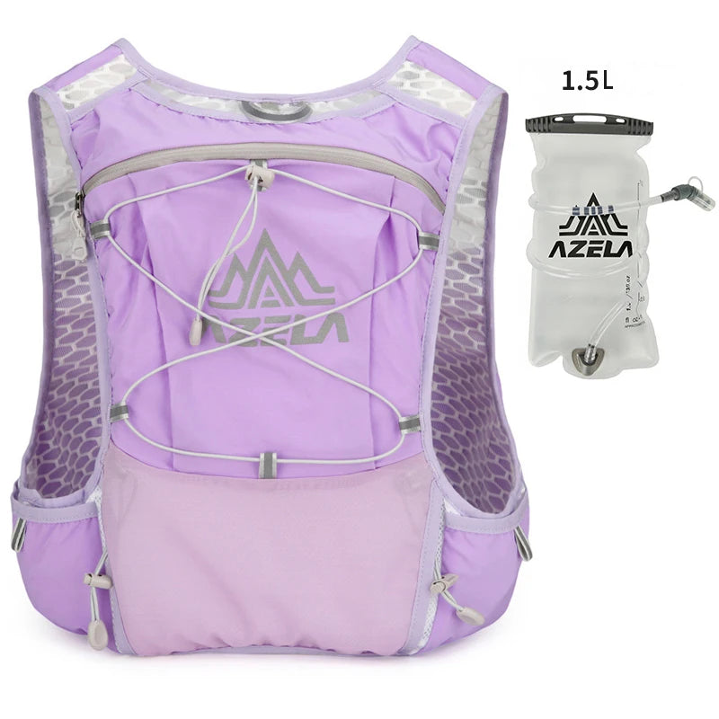 Outdoor Trail Running Backpack Ultralight Running Race Hydration Vest Breathable Jogging Vest for Marathon Cycling Hiking Trail