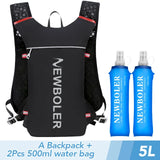 5L Ultra Lightweight Running Backpack Running Trail Hydration Vest Pack Marathon Running Bike Rucksack bag 500ml 2L Soft Flask