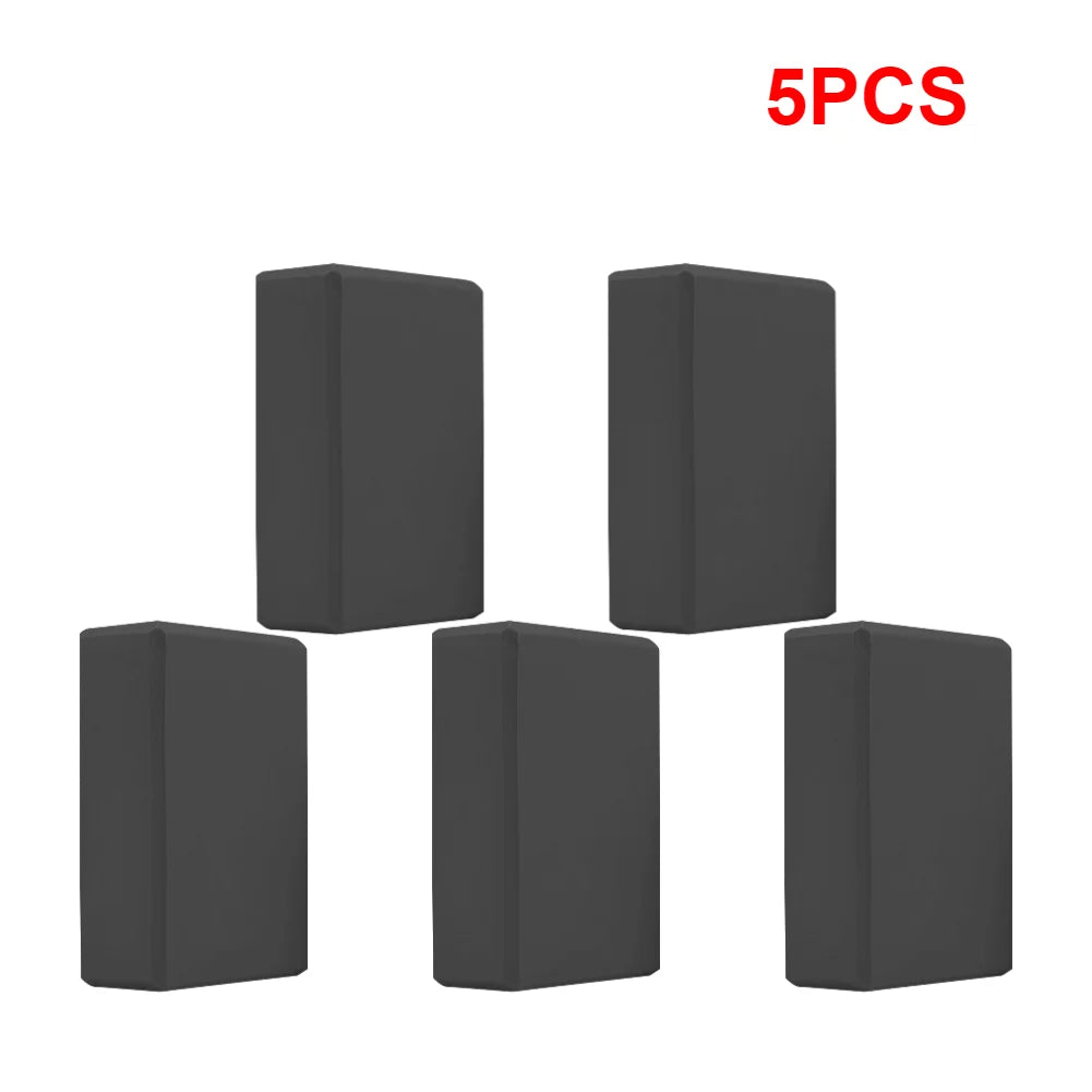 1-5PCS EVA Yoga Building Blocks Cubes Reinforcement Mats Sports Pilates Bricks Exercise Home Exercise Fitness Blocks for Yoga