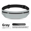 3 Pockets Reflective Running Belt Marathon Waist Bag Ultra Slim Waterproof Light Zero Bounce Safe 7.5" Phone Fit Waists 60-120cm