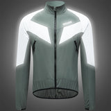 WOSAWE Reflective Cycling Jacket Winter Autumn Bicycle Windbreaker Bike Soft Windproof Waterproof Motorbike Jacket Men Coat