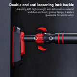 Door Horizontal Bars 90-120cm Adjustable Pull Up Bars Weight Bearing 400kg Non Perforated Indoor Wall Horizontal Bar with Locking Mechanism Upper Body Workout Bar for Home Gym Fitness