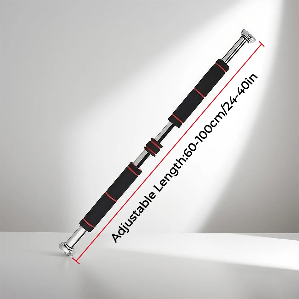 Home pull-up bar—adjustable from 60 to 100 cm—no drilling required for installation—helps build arm and shoulder strength