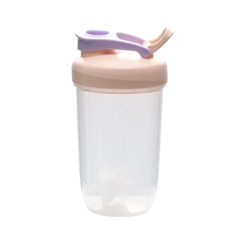 Shaking Cup 400ml Protein Powder Shaker Bottle Leak Proof Water Bottle for Gym Outdoor Fitness Training Sport Mixing Cup