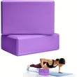 2PCS Gym Foam Brick Training Exercise Fitness Equipment Dance Yoga Auxiliary Tool Stretching Body Shaping EVA Yoga Blocks