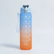 900ml Leakproof Water Bottles with Times To Drink and Straw Motivational Drinking Sports Water Bottle for Fitnes Gym Outdoor
