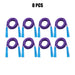 8 Pcs Purple
