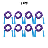 2/4/8/16Pcs Cotton Rubber Skipping Rope For Fitness Elementary School Cloth Braided Rope Fitness Student School Exercise