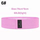 COYOCO Pull Strap Set Fabric Booty Bands Hip Circle Elastic Fitness Expander for Home Workouts Glute Legs Strength Training