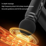 Mini Massage Gun USB Rechargeable Fascia Muscle Relaxation Vibration Body Slimming Fitness Neck Back Pain Relief Device