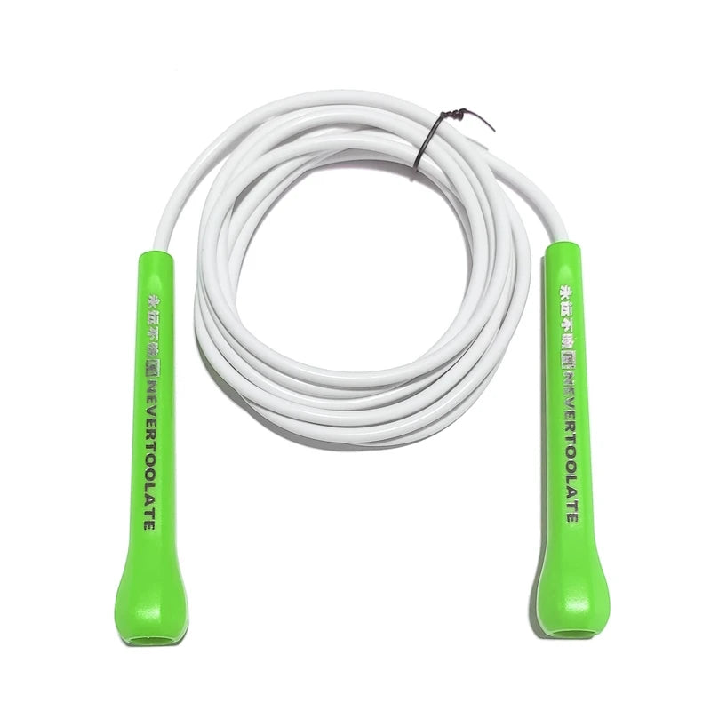 NEVERTOOLATE  EXTRA LONG 3.2 METERS 14cm abs handle boxing speed 5mm Soft PVC Jump skip Rope Tangle Free Skipping Fitness