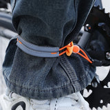 Reflective Cycling Pants Cuff Band High Visibility Bicycle Trouser Bands Adjustable for Night Walking Cycling Running
