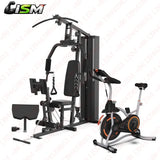 148LB Multifunctional Home Gym Full Body Workout Equipment Cable Pulley System Strength Training Fitness Exercise Machine Set