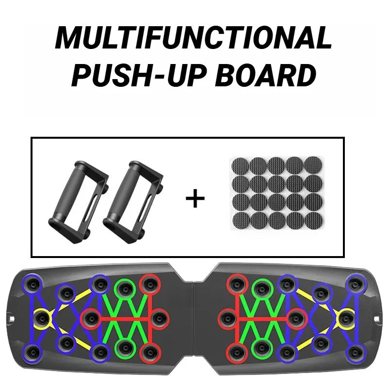 Portable Multifunctional Push-up Board - Fitness and Muscle Training Device Home Workout Set Foldable Push Up Bar Resistance