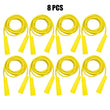 2/4/8/16Pcs Cotton Rubber Skipping Rope For Fitness Elementary School Cloth Braided Rope Fitness Student School Exercise