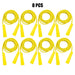 8 Pcs Yellow