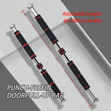 Home Fitness Horizontal Bar Pull-Up Bar, Special Fitness Equipment for Fitness, Adjustable from 60cm to 100cm , Suitable for Bodybuilding Men to Exercise Hand, Chest and Shoulder Strength, Easy to Carry, Simple to Install, Su