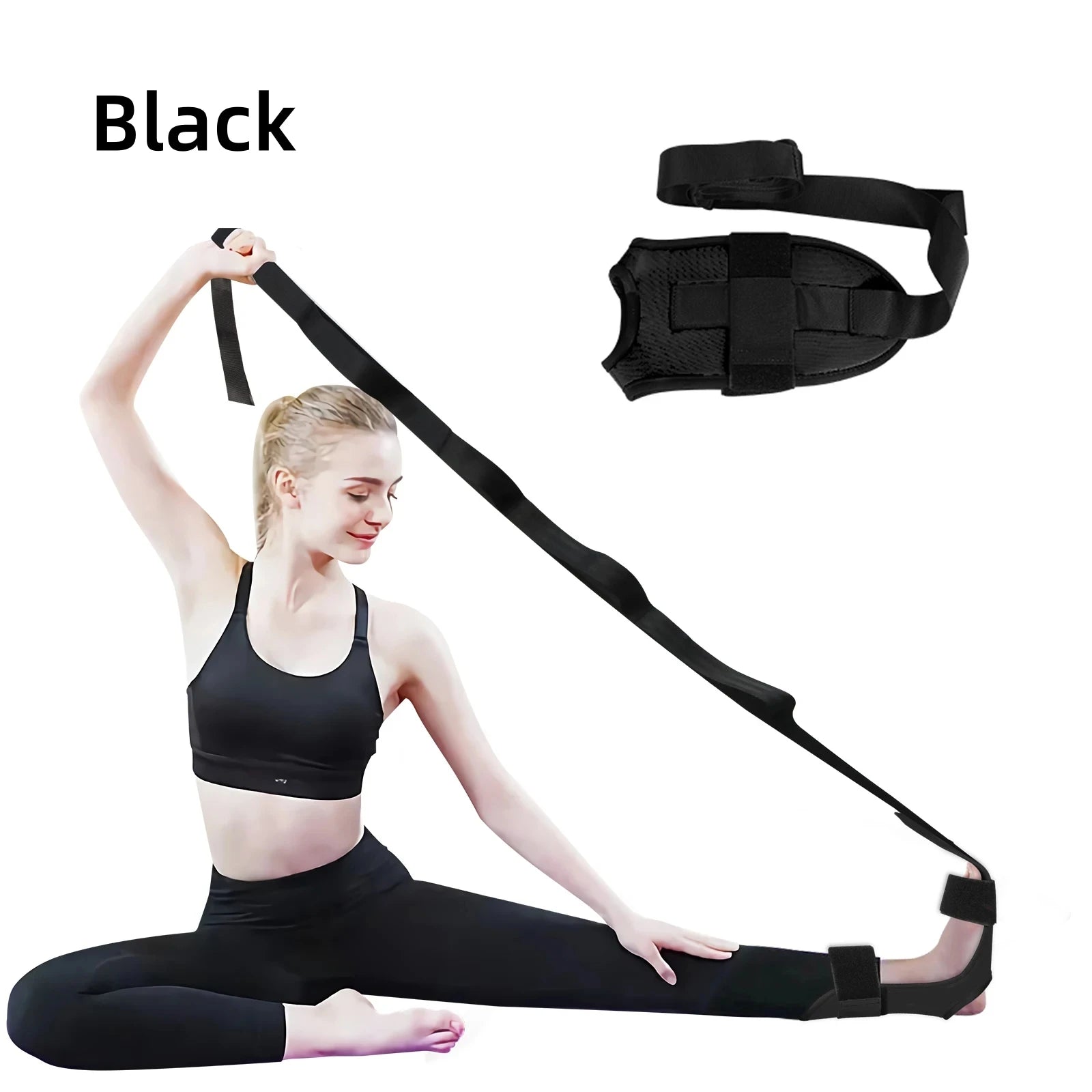 Fascia Stretcher Finally Flexible Again Yoga Strap Belt Foot Stretching Band Stroke Hemiplegia Rehabilitation Leg Stretcher