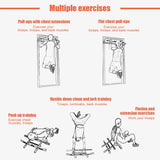 New Hot-Selling Home Fitness Pull-Up Equipment, Indoor Horizontal Bar, Fitness Equipment, Suitable for Men's Bodybuilding and Shaping, Exercises Chest, Arm, and Shoulder Strength, Suitable for Fitness Enthusiasts to Exercise