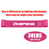 Portable Fitness Workout Equipment Rubber Resistance Bands Yoga Gym Elastic Gum Strength Pilates Crossfit Women Weight Sports
