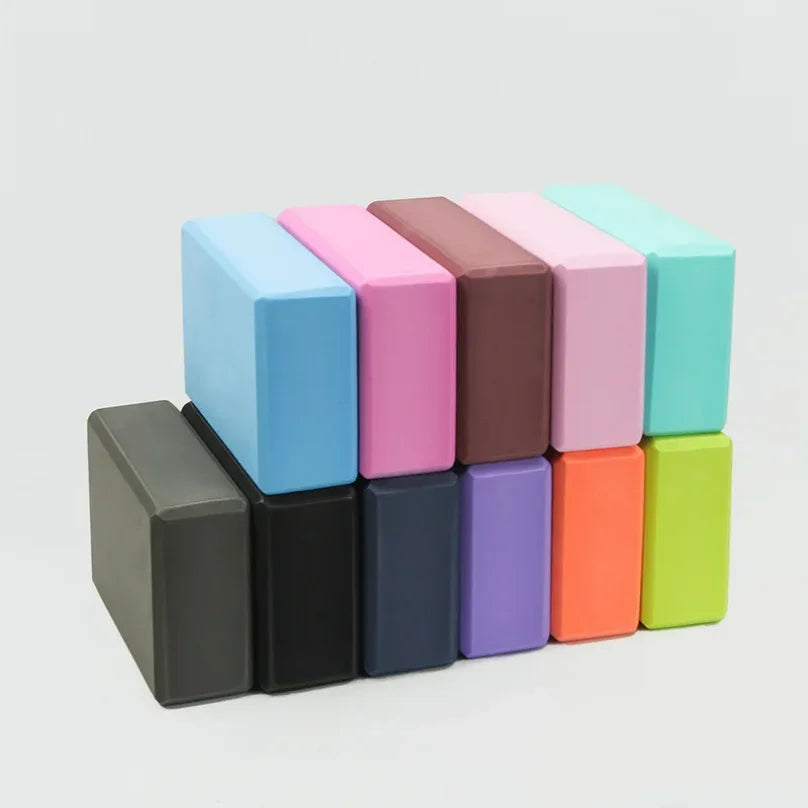 Lezyan EVA Yoga Brick 120g Split Practice Brick High Density Yoga Blocks Pilates customized  Accessories Equipment Fitness