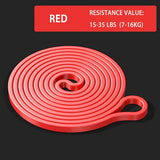 Exercise Resistance Bands Natural Latex Elastic Rubber Workout Fitness Equipment Expander Elastic Rubber Bands for Home Gym