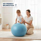 High quality explosion-proof inflatable yoga ball, suitable for exercise and balance, suitable for gym, yoga and home training
