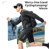 ROCKBROS Cycling Jacket Lightweight Windproof Clothing Long-sleeved Bike Windbreaker Reflective Breathable Jacket EUR Size