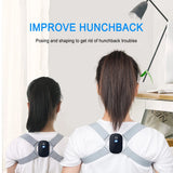 LCD 8-shaped Sitting Posture Corrector Rechargeable 400mAh Back Correction Belts Smart Sensor Vibration Reminder for Work Sudy