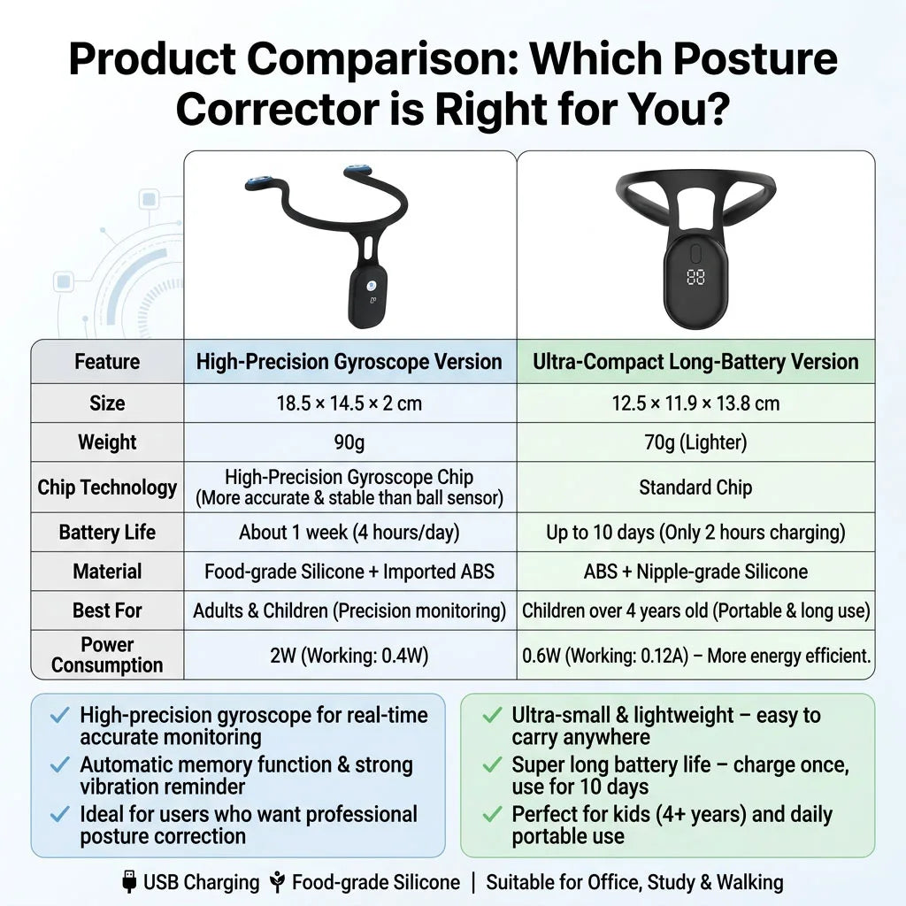 Smart Posture Corrector Device Posture Training Realtime Scientific Back Posture Correct Neck Hump Corrector Adult Kid Health