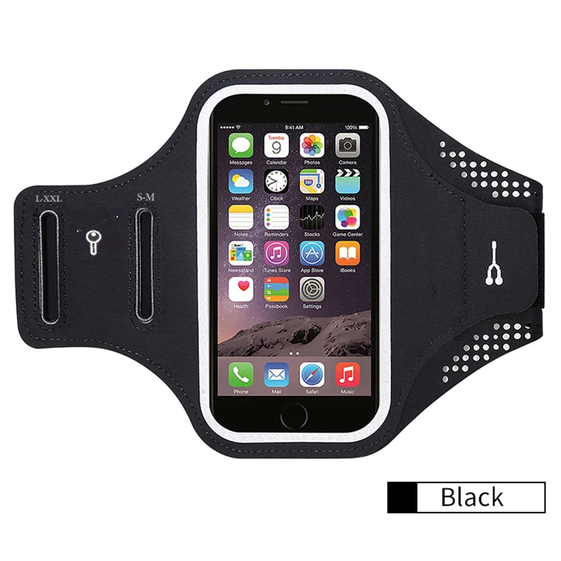 Running Armbands For iPhone 15 14 13 12 11 Pro Max Samsung Xiaomi Oppo Huawei Honor Outdoor Sports Arm Band Case Phone Pouch Bag