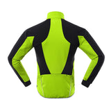 ARSUXEO Men's Winter Warm Cycling Jacket Windproof Thermal Fleece Breathable Waterproof Reflective Breathable MTB Clothing 20B