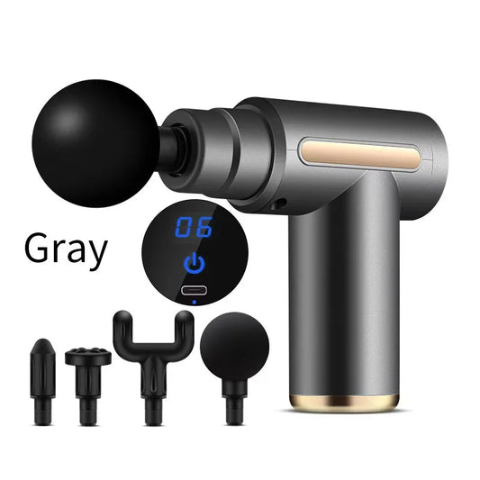Professional Electric Muscle Massager Fascia Gun Mini Pocket Device Low Noise Neck Massager for Fitness And Muscle Relaxation