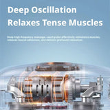 6-Head Deep Tissue Massage Gun, Powerful Vibration Muscle Massager for Back, Waist, Shoulder, Leg, Fatigue Relief & Recovery