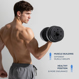 Adjustable Dumbbell Set, 20kg Dumbbell, Home Gym Weights