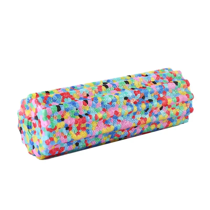 15x5.3cm Colored Yoga Foam Roller Soft Texture Durable Pilates Muscle Massager Roller Mini Yoga Column Gym Exercise Equipment