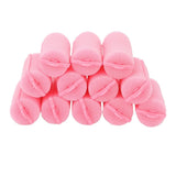12pcs Styling Tool Soft Foam Sponge Hair Roller Pink Daily Soft Hair Curler Professional Easy to Use Foam Hair Roller Home Salon