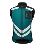 WOSAWE Men’s Cycling Windbreaker Jacket Waterproof Windproof Reflective Bike Coat Lightweight Outdoor Sports Apparel Portable