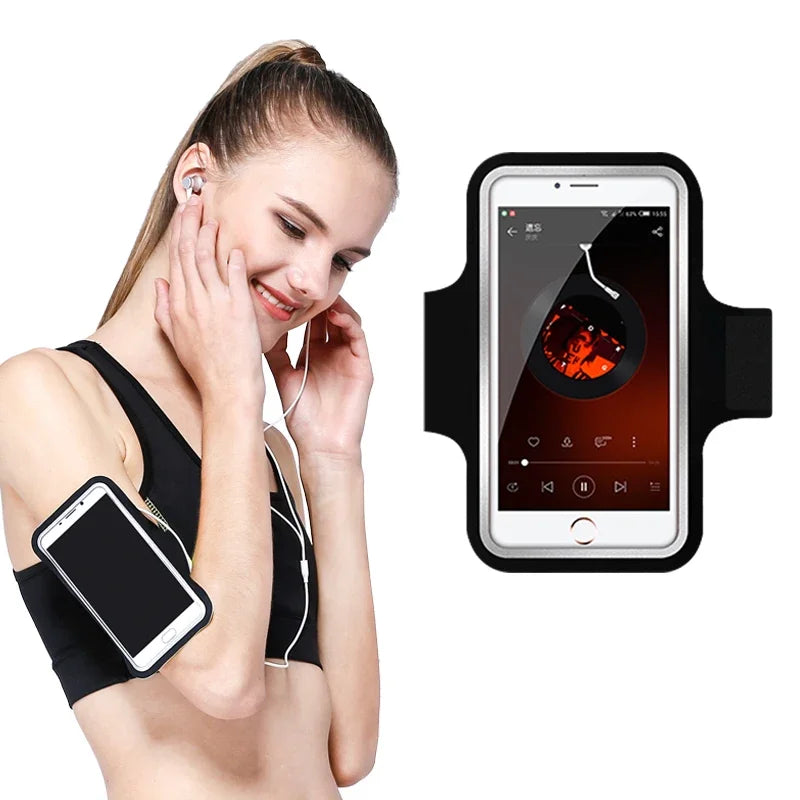 HAISSKY Simple Running Sport Armbands For iPhone 17 16 14 13 Pro Max 15 Plus 16E 17 Air Samsung S25Ultra Xiaomi On Hand Arm Bag