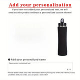 Personalized Insulated Stainless Steel Water Bottle with Straw, Engraved Fitness & Cycling Bottle, Perfect Gift for Men Women
