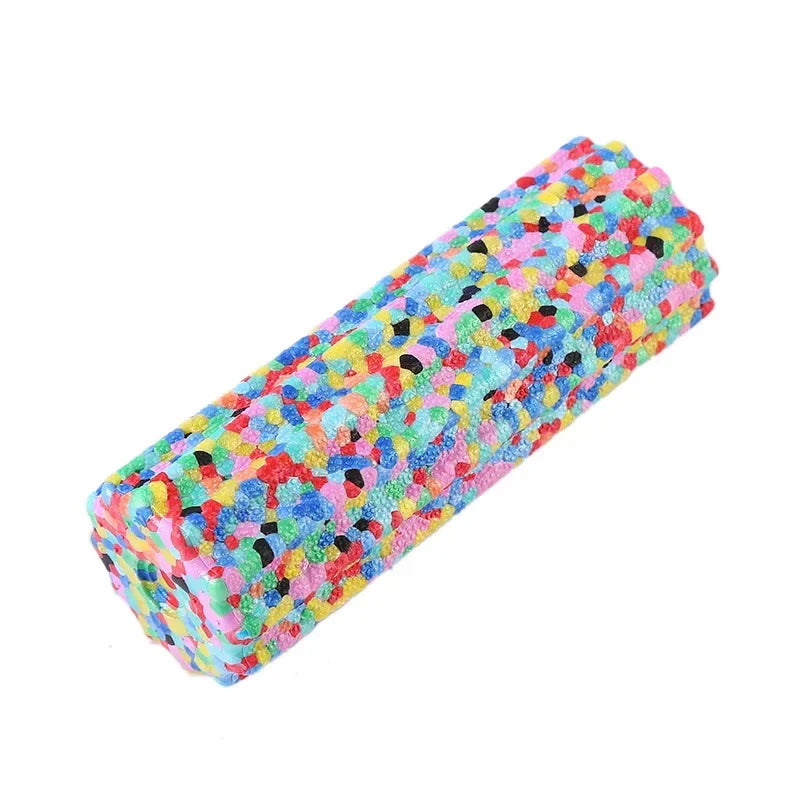15x5.3cm Colored Yoga Foam Roller Soft Texture Durable Pilates Muscle Massager Roller Mini Yoga Column Gym Exercise Equipment